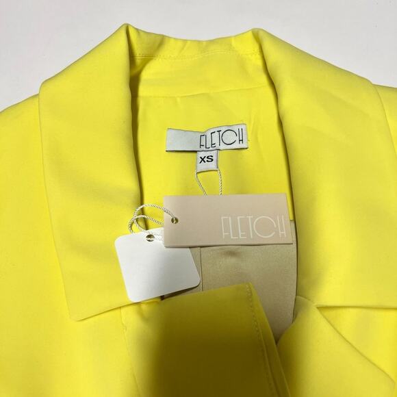Fletch Olivia Sleeveless Blazer Dress in Yellow - Picture 5 of 6